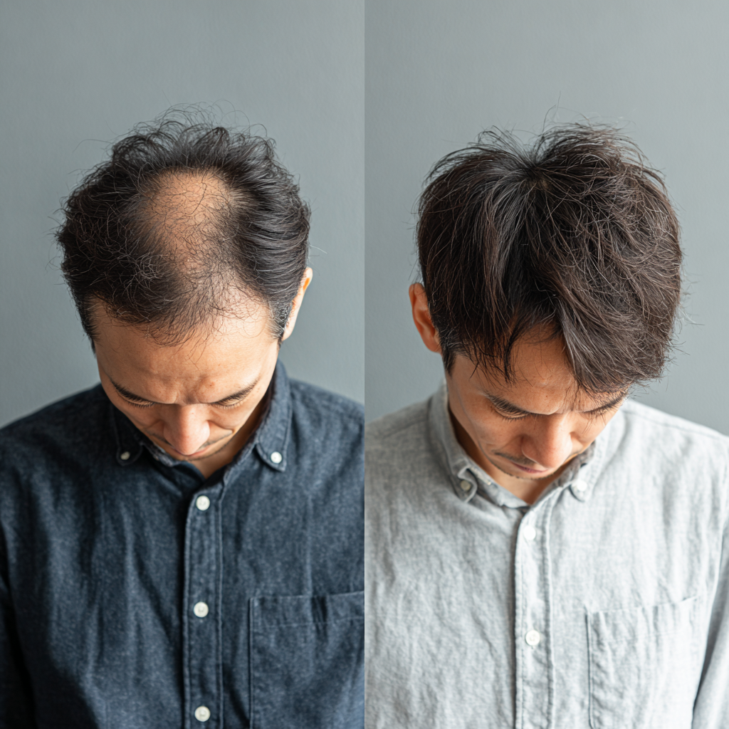 헤드스파K의 전문적인 제품들과 깔끔한 매장 내부